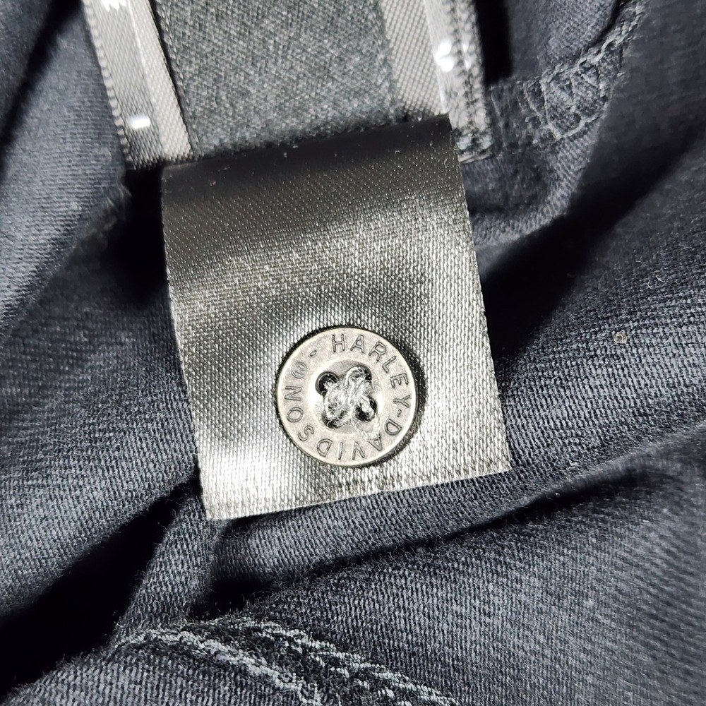 Harley-Davidson Black Racerback Henley Tank Top - Picture 10 of 15